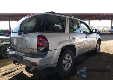 2004 Chevrolet Trailblazer Lt from USA, damaged, VIN 1GNDS13S842268942